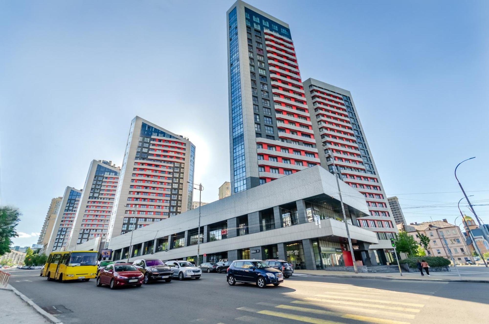 21-212 Petrovdom In Mint Apartments At Rc Kvartet Near Central Railway Station Киев Экстерьер фото
