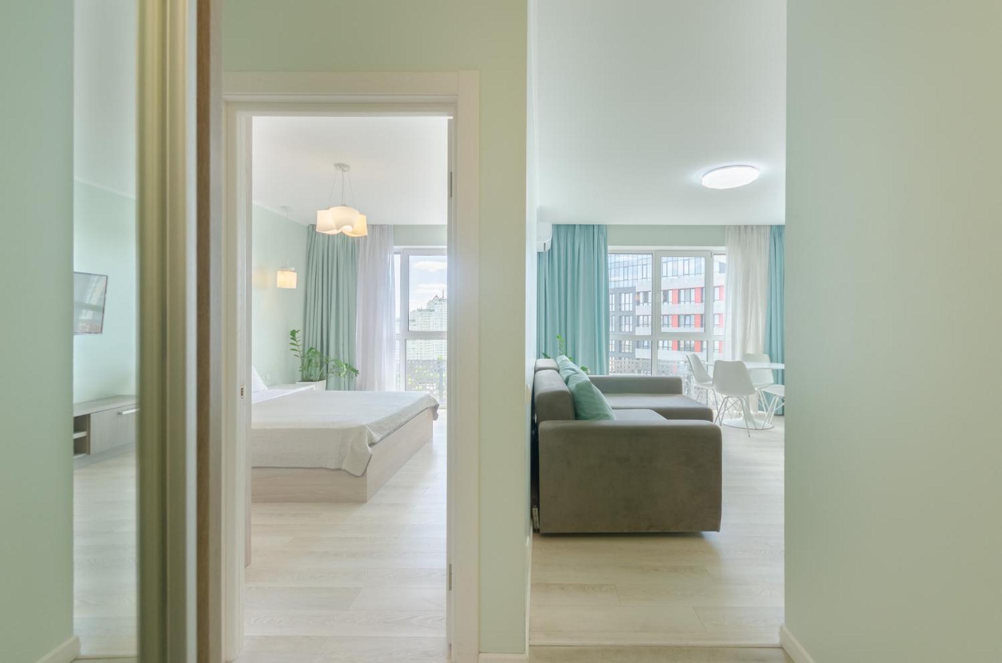 21-212 Petrovdom In Mint Apartments At Rc Kvartet Near Central Railway Station Киев Экстерьер фото