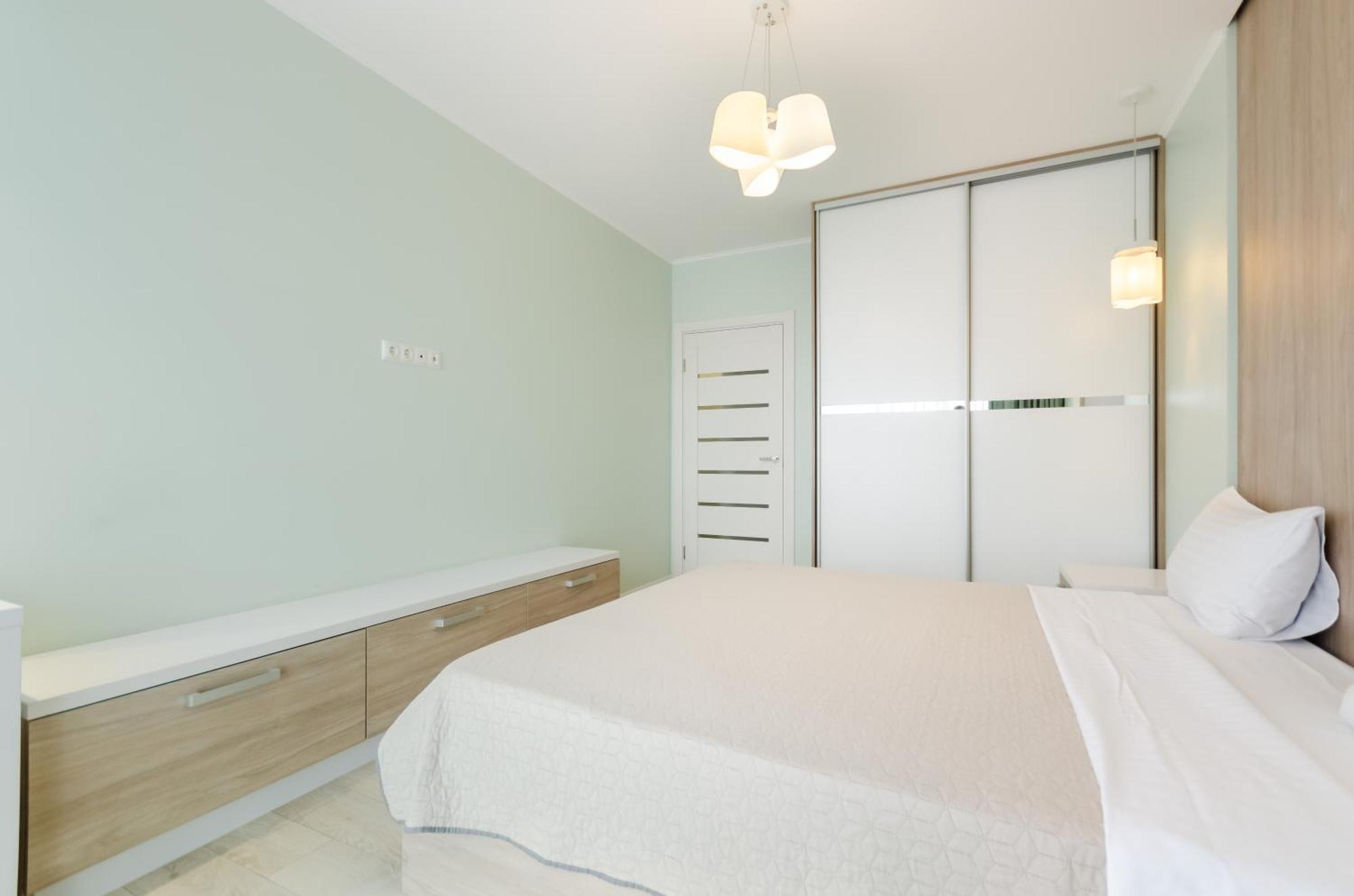 21-212 Petrovdom In Mint Apartments At Rc Kvartet Near Central Railway Station Киев Экстерьер фото